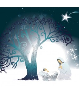 Christmas Card - Mother and Child